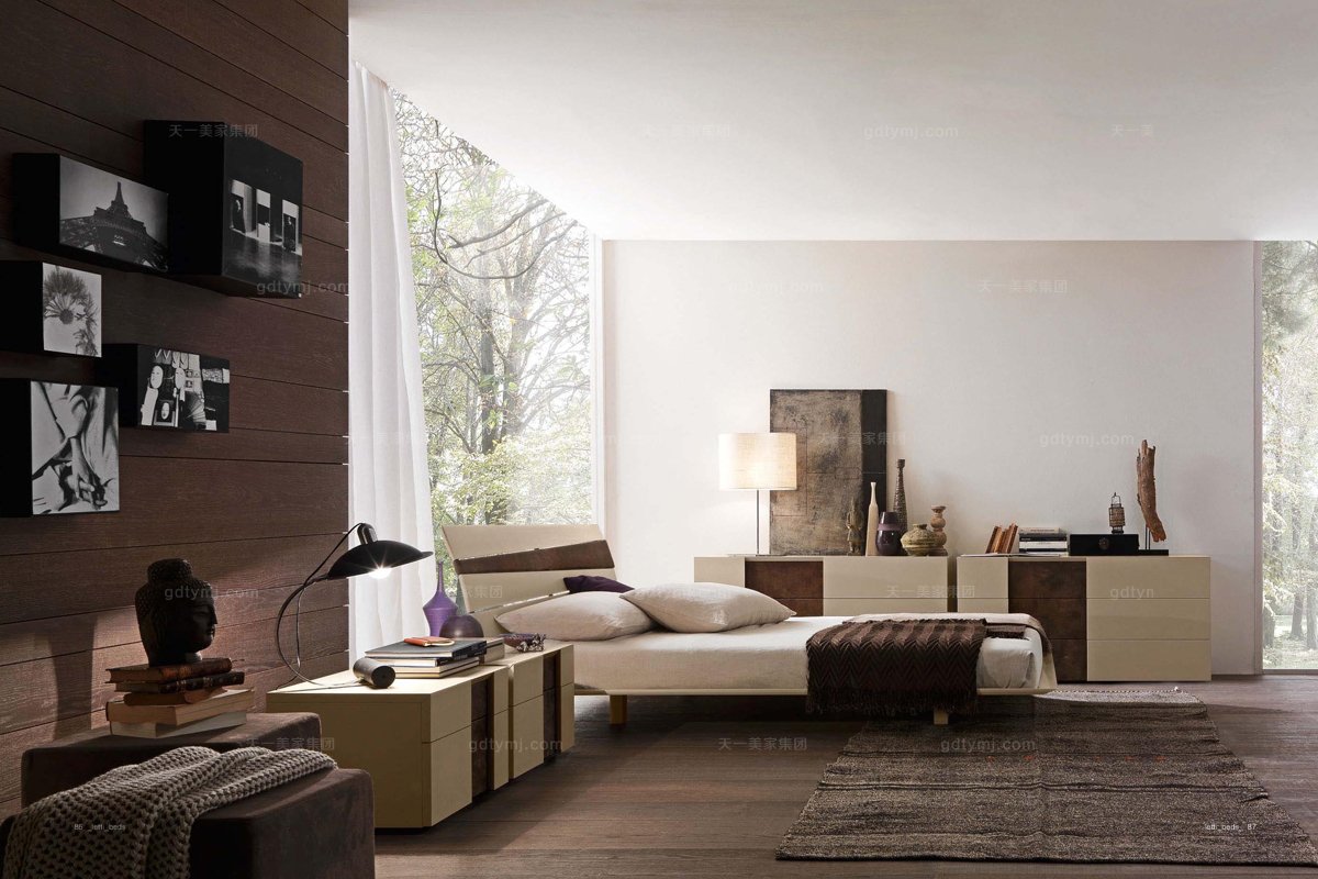 Presotto后現代時尚個性布藝床系列