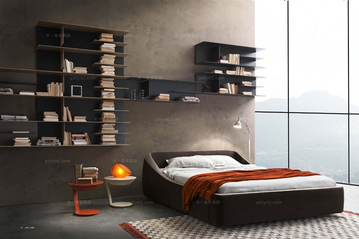 Presotto后現代風時尚大床系列